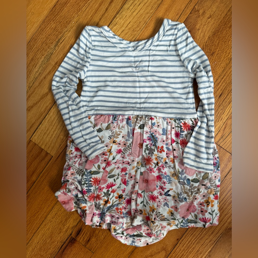 Little Sleepies Play Dress w/bodysuit 12-18 M
